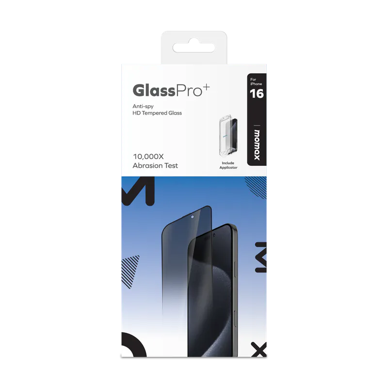 Momax iPhone 16 GlassPro+ Anti SPY Privacy Screen Protector PZAP24DIV