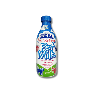 New Zealand Lactose Free Cow's Pet Milk 1000ml | Zeal | Dogs and Cats Suitable