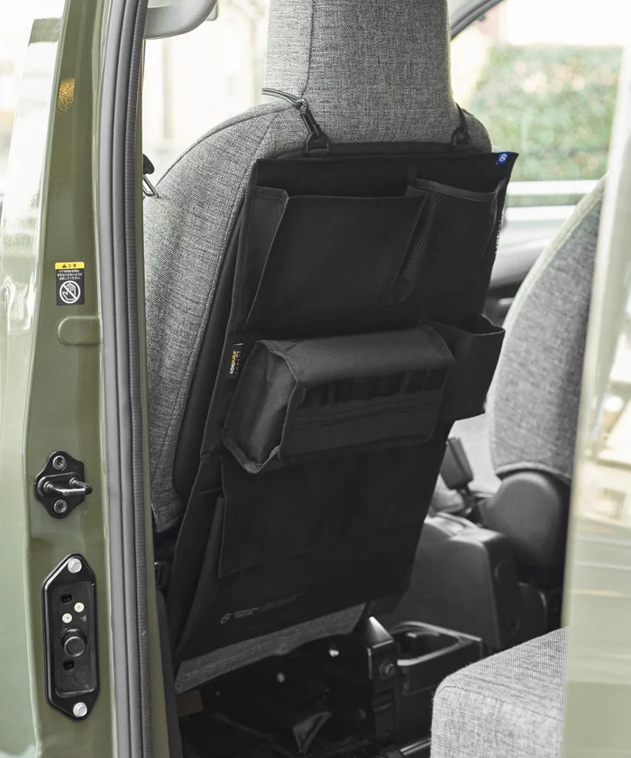 GML CORDURA SEAT BACK POCKET BK